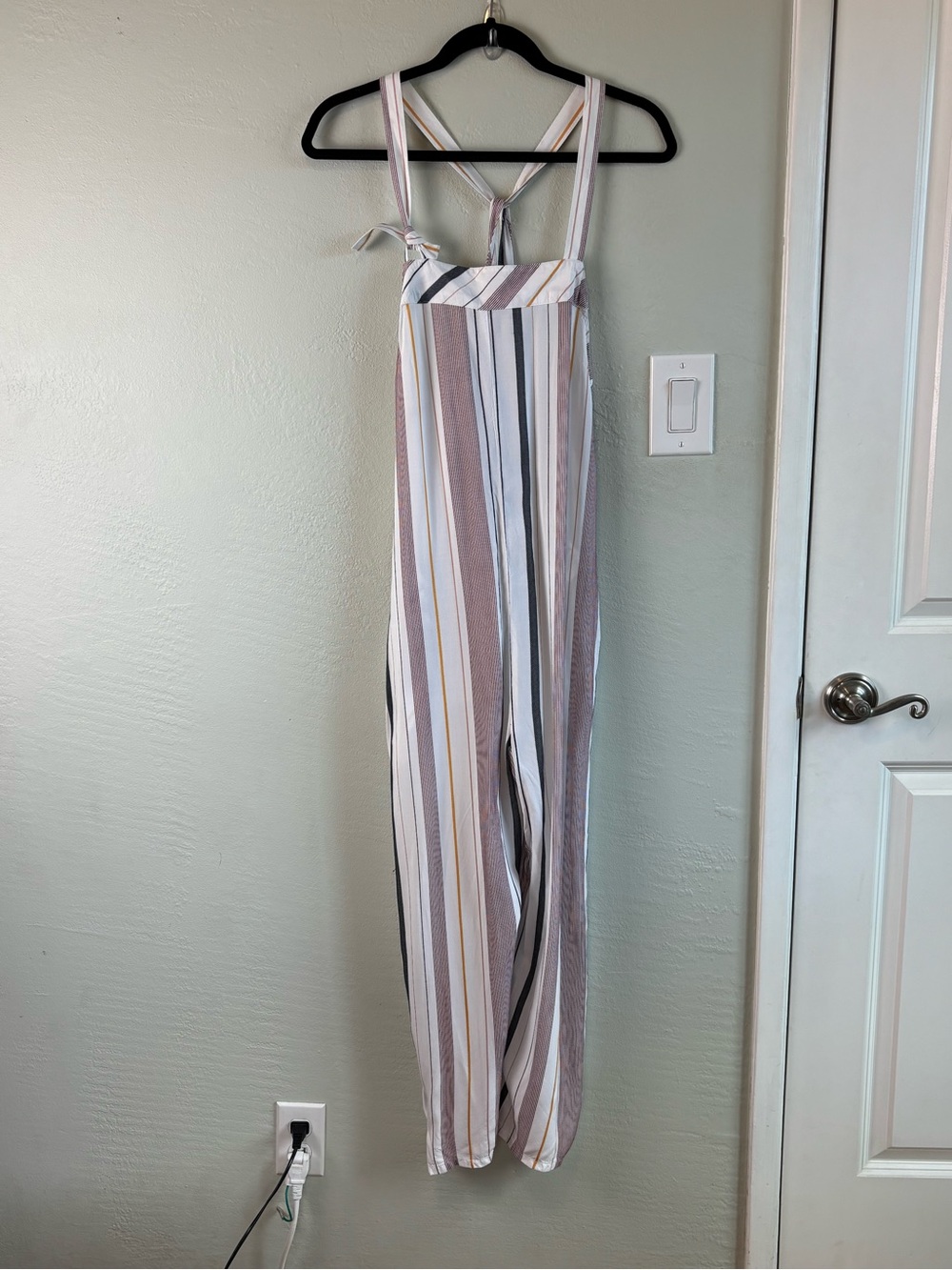 Bundle 2/$30! NEW Tavik Striped Jumpsuit Romper in White